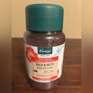 Kneipp Devil's Claw Mineral Bath Salt Back And Neck Comfort 17.6 Oz